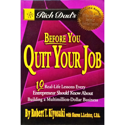 BEFORE YOU QUIT YOUR JOB